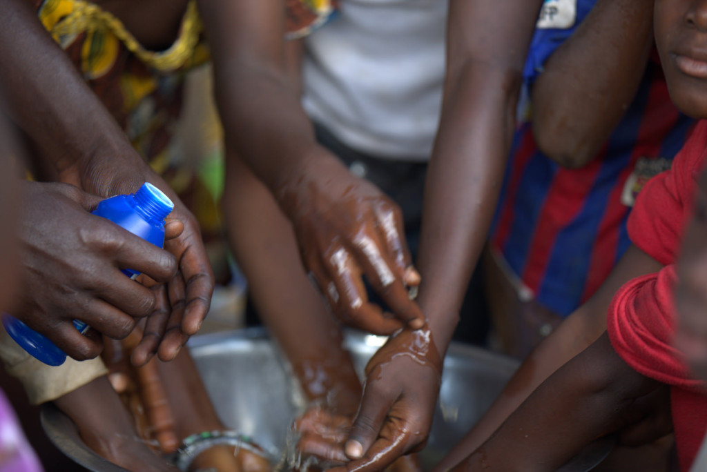 UNICEF and AJCOM team on the ground sensitizing people in  Conakry about Ebola