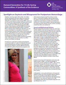 Spotlight-on-Oxytocin-and-Misoprostol-for-Postpartum-Hemorrhage