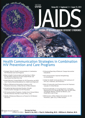 JAIDS health communication and HIV prevention