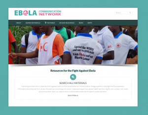 ebola communication network