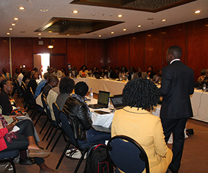 The second Springboard event held at the Rainbow Hotel in Harare, Zimbabwe, on June 25, 2015, saw over seventy health communication practitioners in attendance.