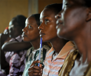 Community Health Workers (CHWs) in Kenya receive family planning training before being sent into the communities where they work. © 2012 John Kihoro/Tupange(Jhpiego Kenya), Courtesy of Photoshare