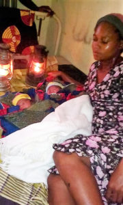 Mrs. Agatha Udeme Silas and her Twins at birth