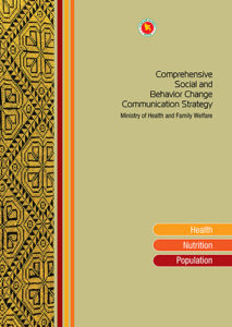 cover of social and behavior change communication strategy document