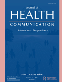Journal of Health Communication Ebola Supplement cover